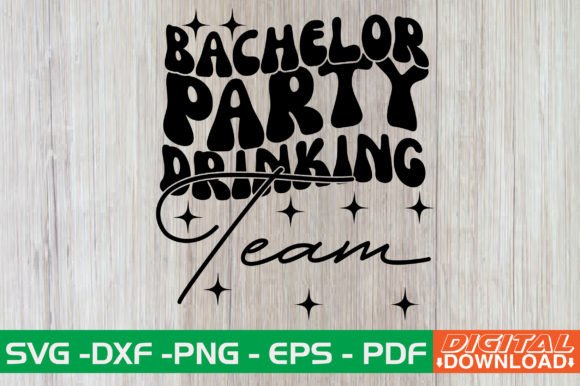 Bachelor Party Drinking Team Retro SVG Review
