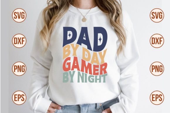 Dad by Day Gamer by Night Retro Svg Review