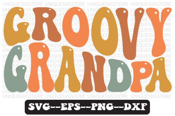 Groovy Grandpa Wavy Retro Svg Design Review