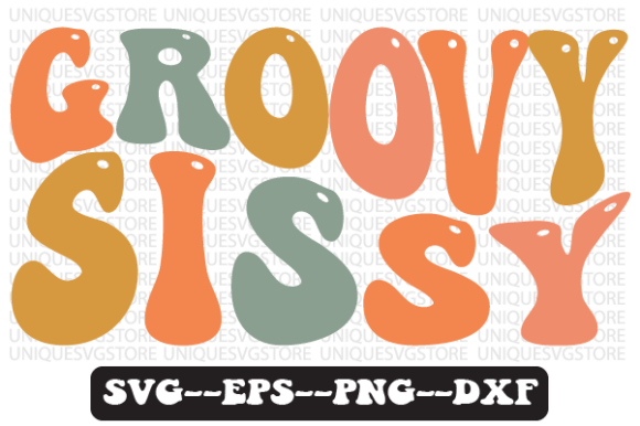 Groovy Sissy Wavy Retro Svg Design Review