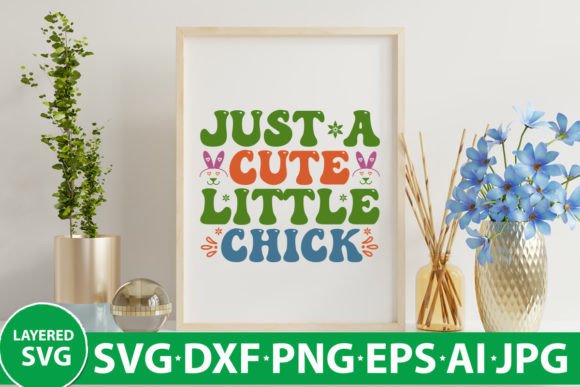 Just a Cute Little Chick Retro SVG Review