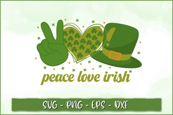 Peace Love Irish Retro SVG Review