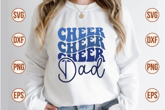 Review: Cheer Dad Retro Svg for Embroidery Projects