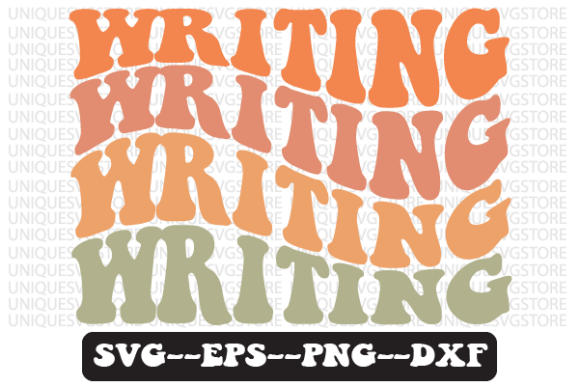 Review: Writing Wavy Retro Svg Design