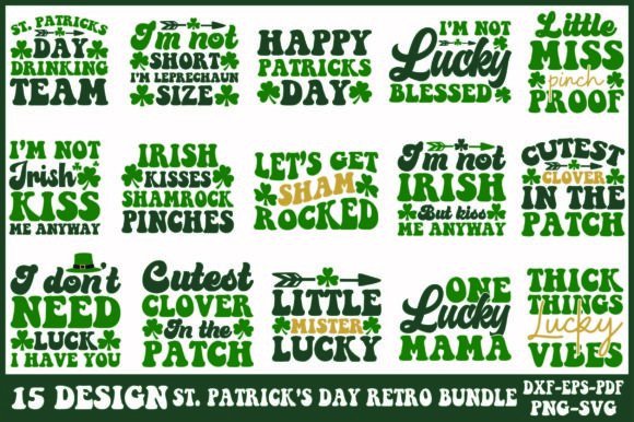 St. Patrick s Day Retro SVG Bundle